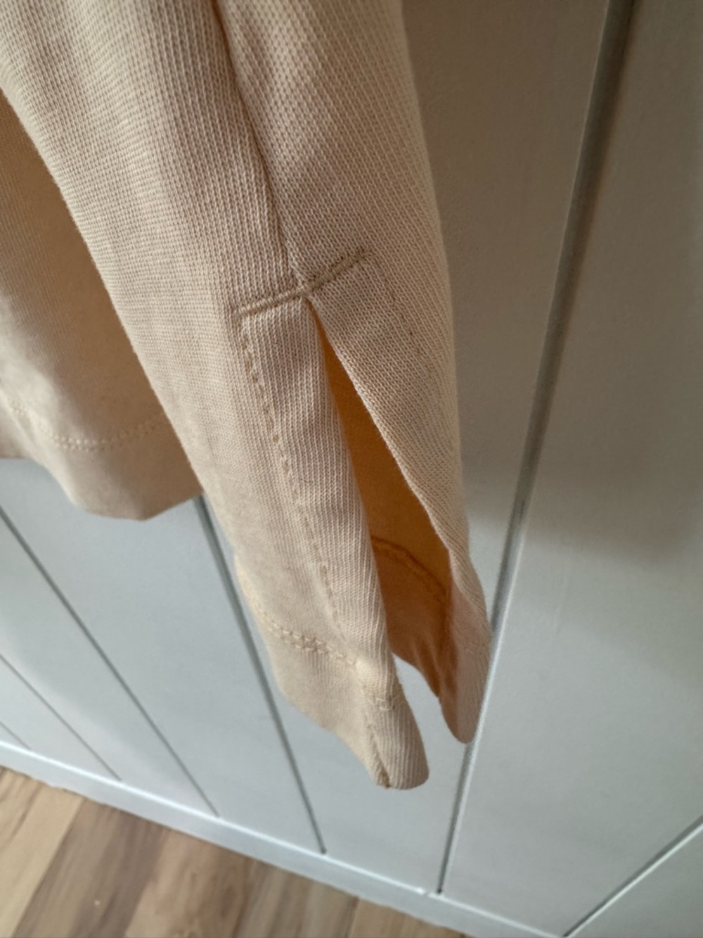 COS Light Peach Oversized Crewneck Tee - Picture 7 of 7